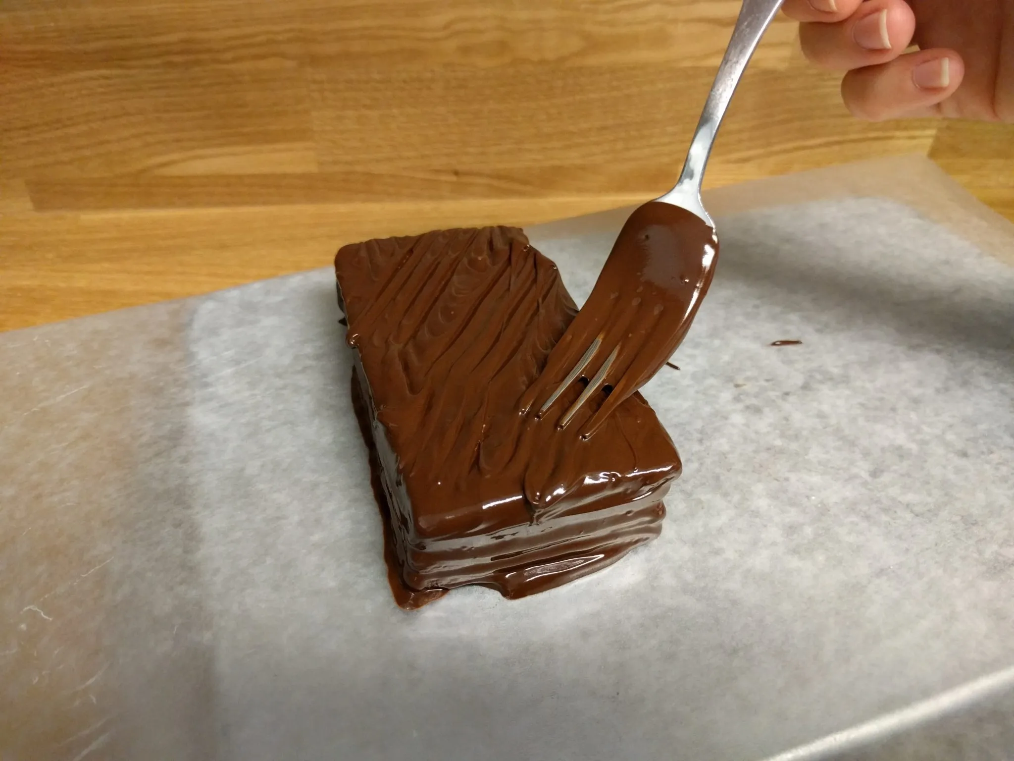 Making Giant Homemage Nutty Bars