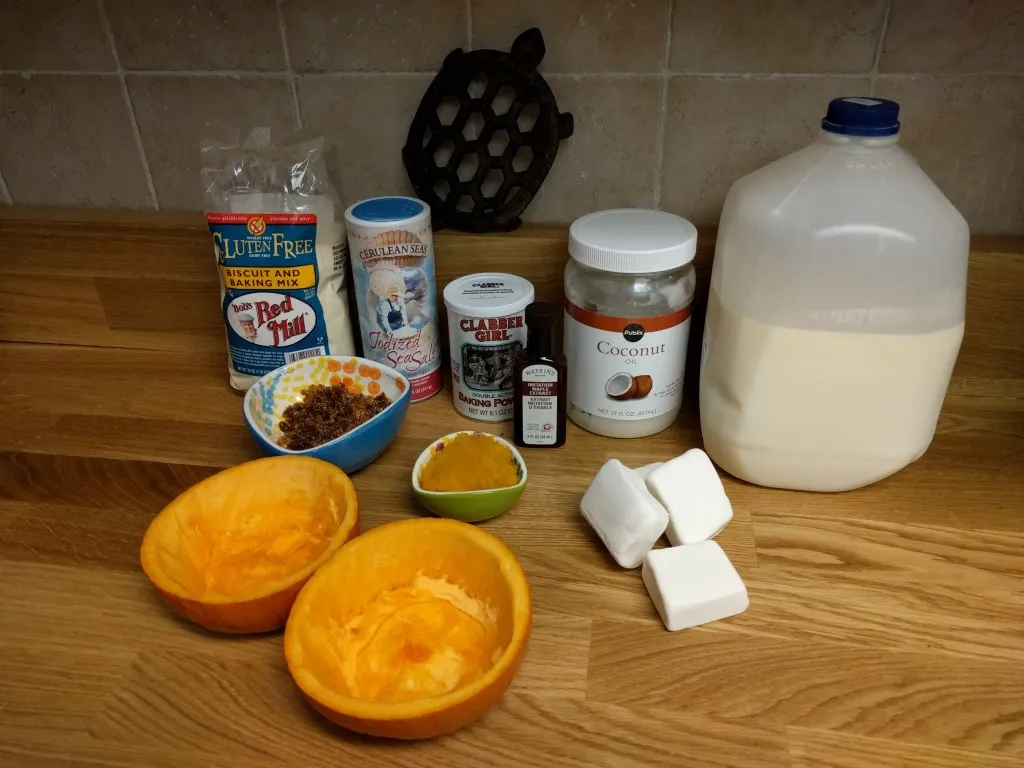 ingredients for pumpkin cake