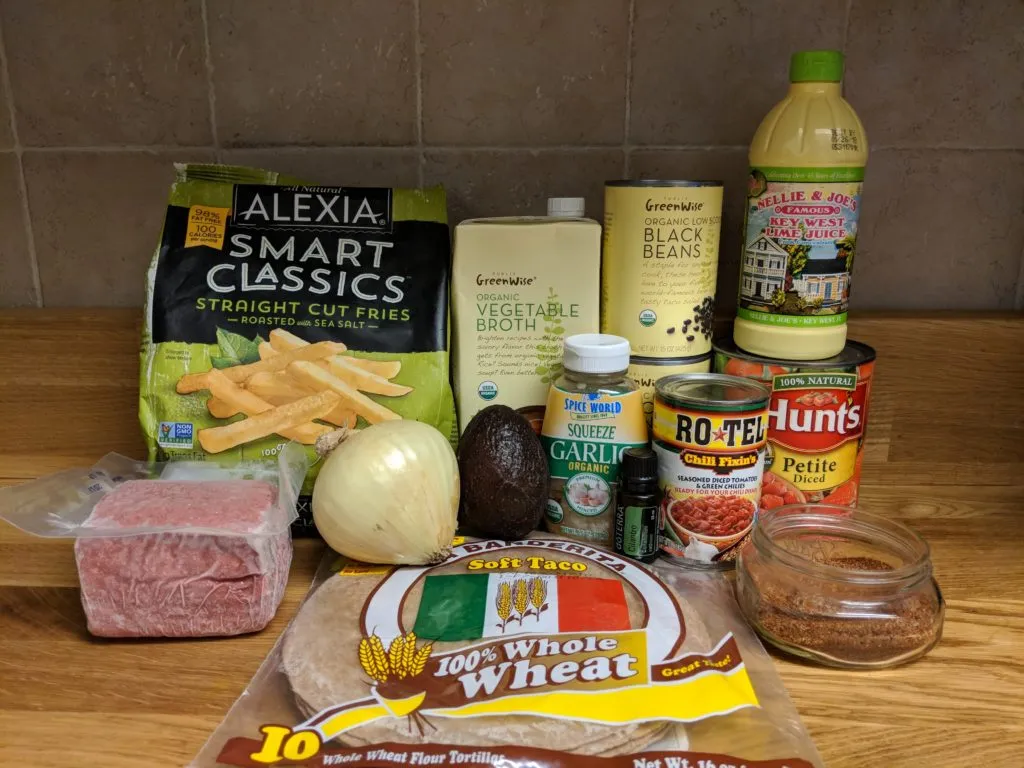 California burrito chili ingredients